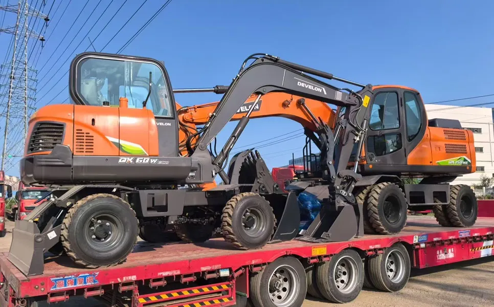 Two Divalun wheeled excavators have been exported to Kazakhstan.