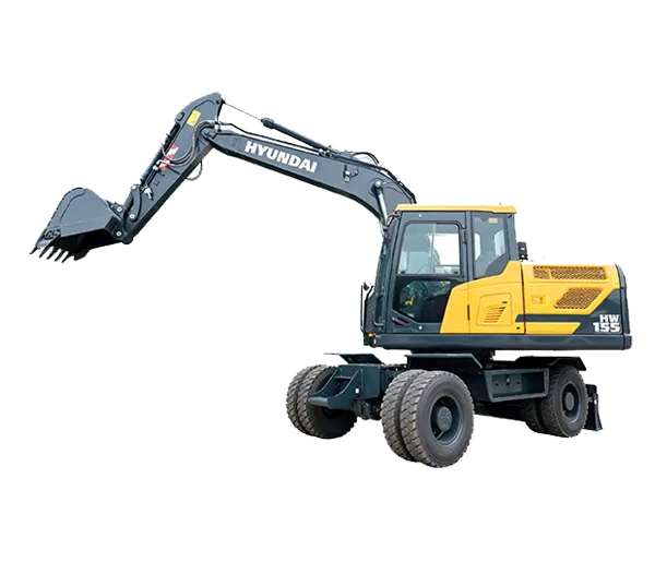 HW155 Wheeled excavator