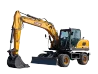 XE125WG Wheeled Hydraulic Excavator