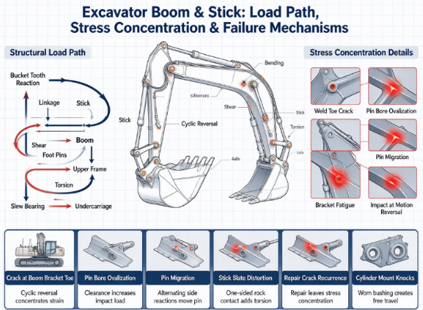 Excavator for Pipeline Construction