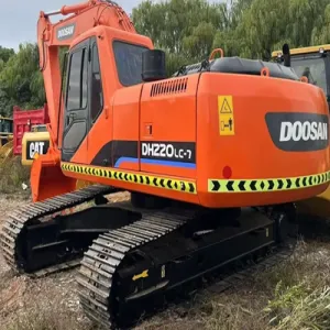 Used Original Doosan DH220LC-7 21-Ton Hydraulic Excavator