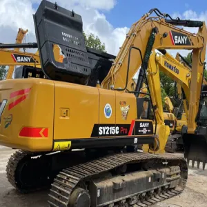 Used Sany 215 Heavy-Duty Bucket Excavator