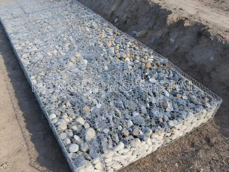 Galvanized Gabion Retaining Wall