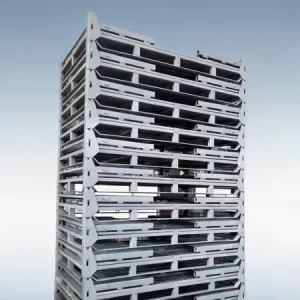 Stackable Metal Wire Mesh Turnover Box Model‑01