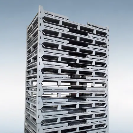 Stackable Metal Wire Mesh Turnover Box Model‑01