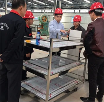 verseas Customers Visit Our Factory for Technical Communication