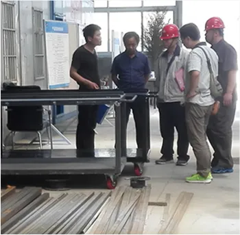 International Customers Come to Our Factory for Project Negotiation