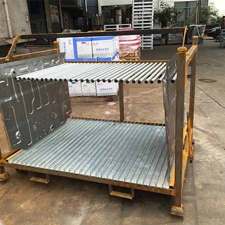 Heavy‑Duty Roller Table Auto Stamping Parts Turnover Rack