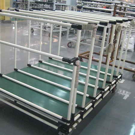 Mobile Lean Pipe Auto Parts Turnover Trolley