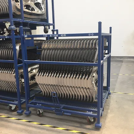 Heavy‑Duty Auto Front Door Inner Panel Turnover Rack