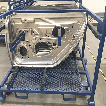 Stackable Heavy‑Duty Auto Parts Turnover Rack