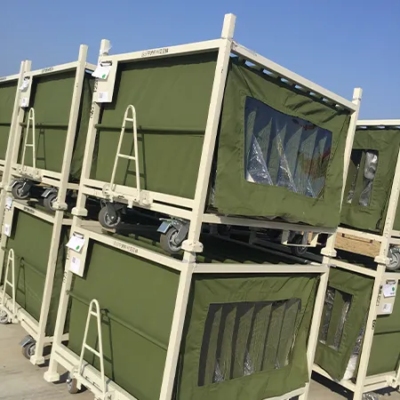 Enclosed Fabric‑bag Tooling Trolley