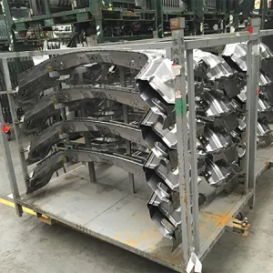 Multi‑Tier Auto Bumper Reinforcement Turnover Rack