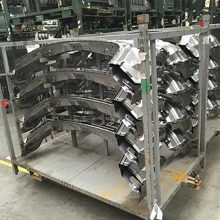 Multi‑Tier Auto Bumper Reinforcement Turnover Rack