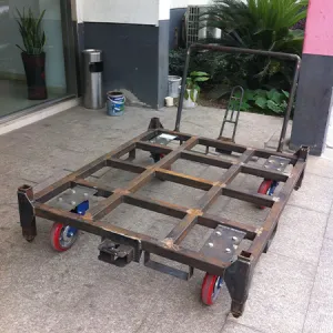 Heavy‑duty Flatbed Logistics Turnover Trolley