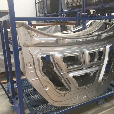 Folding Heavy‑Duty Auto Parts Turnover Rack 