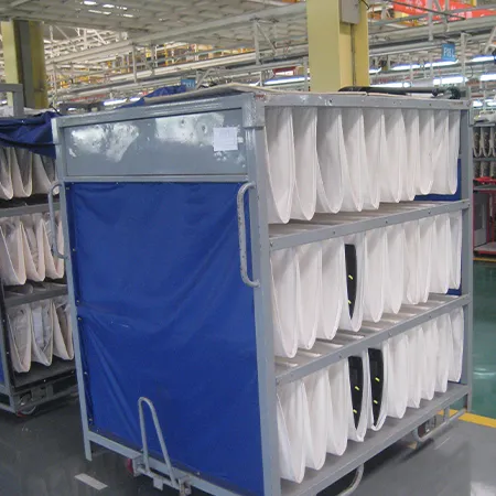 Hanging‑pocket Fabric‑bag Tooling Trolley