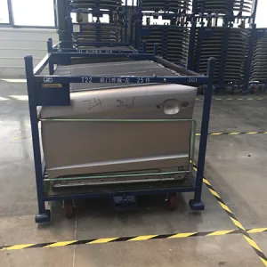 Mobile Auto Left Front Door Outer Panel Turnover Rack With Casters
