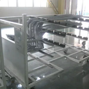 Multi‑Layer Mobile Auto Parts Turnover Rack With Casters