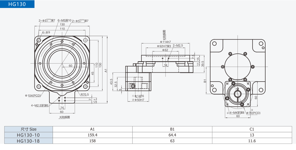 PGH gear reducer
