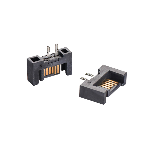 SATA 6P Receptacle Connector for Soldering