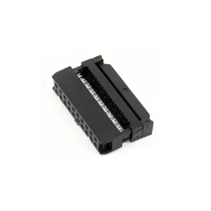 FC IDC Connector 2.54mm Pitch 16P, PBT GF UL94 V-0, Gold Plated, 1A 250V