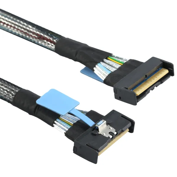 MCIO 180&deg; to 180&deg; Straight Cable Assembly