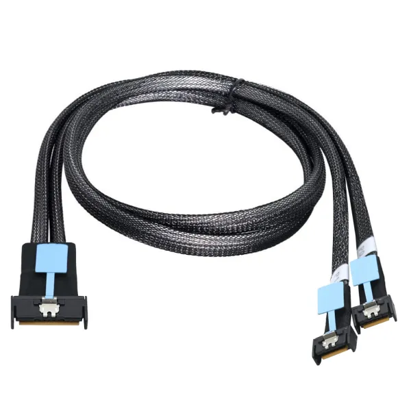 MCIO 8I to MCIO 4I Cable Assembly