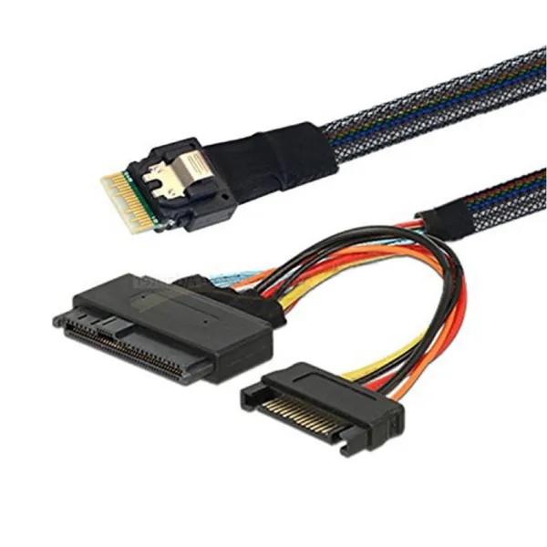 Mini SAS 8654 4I to SFF-8639 Cable Assembly