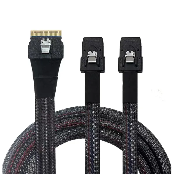 Mini SAS 8654 8I to Dual SFF-8087 Cable Assembly