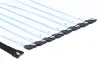 Slim SAS SFF-8654 8I Full-Cover to 8 Left-Angle SATA Cable