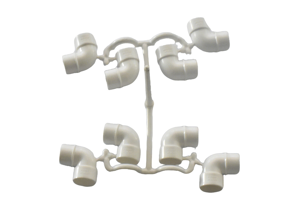 UPVC الكوع 90 درجة قالب تركيب الأنابيب