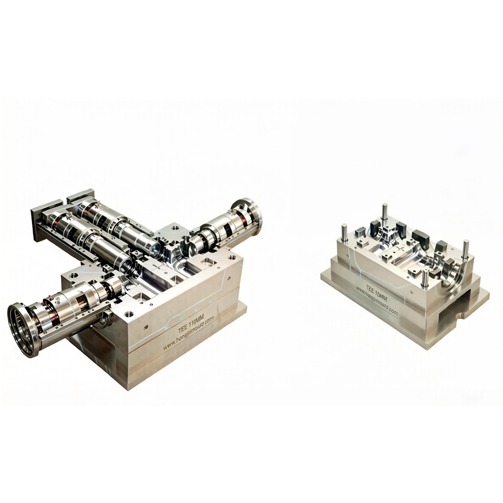 PP Collapsible Tee Pipe Fitting Mould