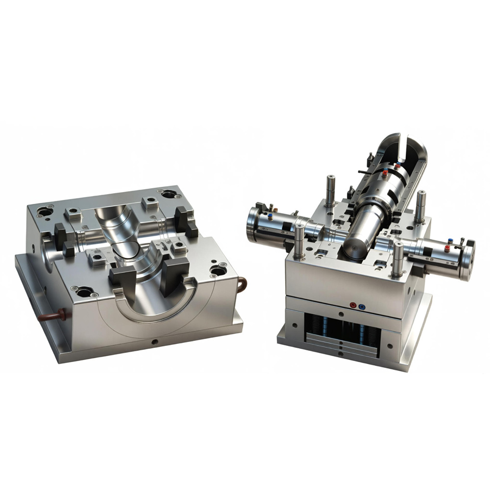 PP Collapsible Tee Pipe Fitting Mold
