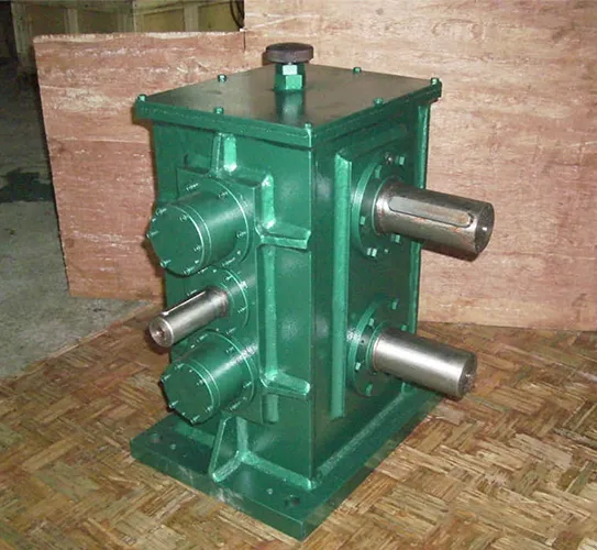 Gearbox for steel pipe factory