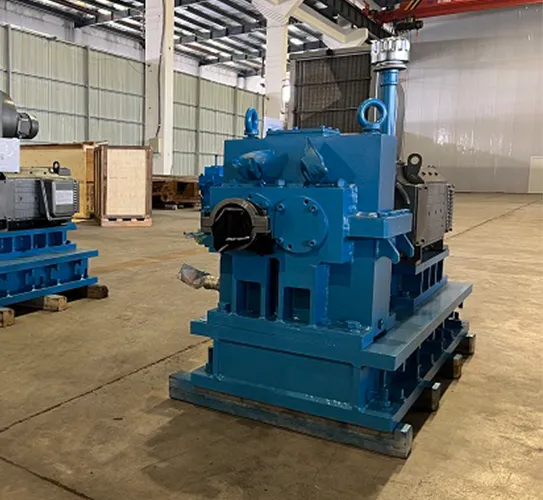 Ultra high speed test bench gearbox
