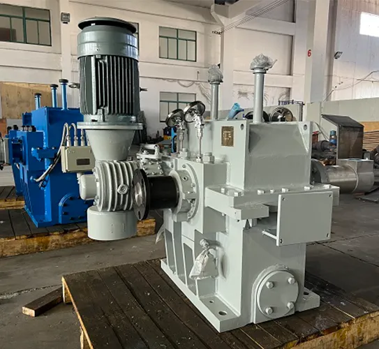 High speed gearbox with electric turning