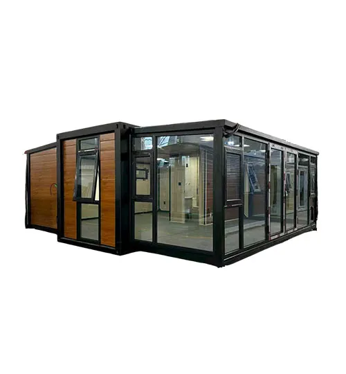 Twin-wing mobile home