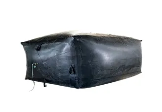 Inflatable bridge hollow slab core mold