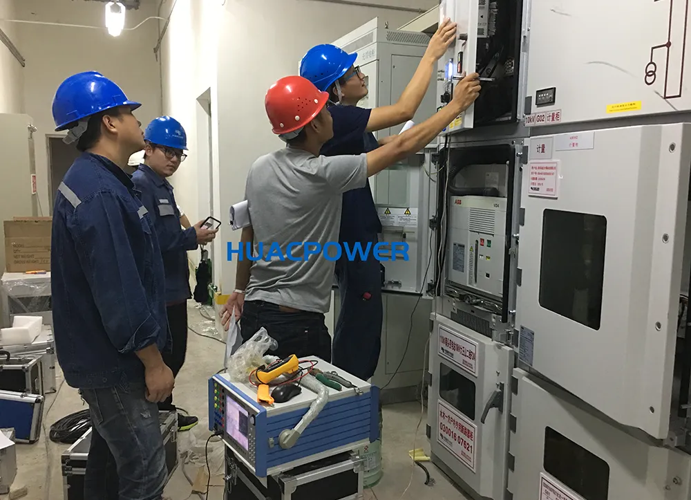 On-site Testing of a Water-Cooled DC High-Voltage Generator at a Power Plant