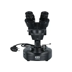 Black Color 2X/4X Binocular Jewelry Microscope