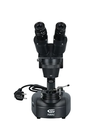 Black Color 2X/4X Binocular Jewelry Microscope