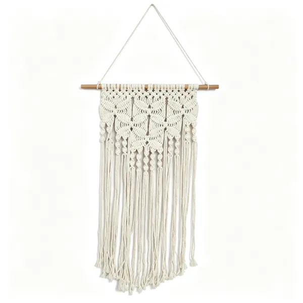 Boho Decorative Net Bag Multifunctional Hanging Net Bag for Room Decoration