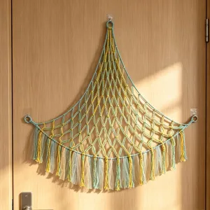 Decorative Net Bag Stylish Mesh Storage Net Bag for Home Wall Decor