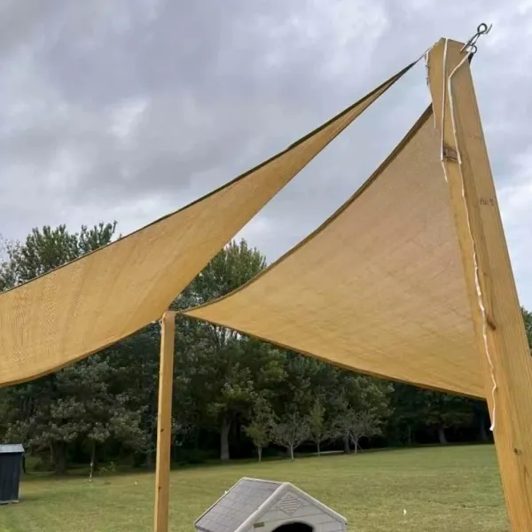 Multi-Size Sunshade Sail UV Block Outdoor Shade Awning for Residential Use