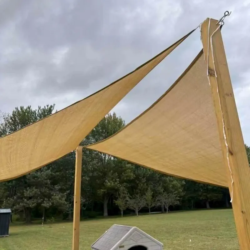 Multi-Size Sunshade Sail UV Block Outdoor Shade Awning for Residential Use