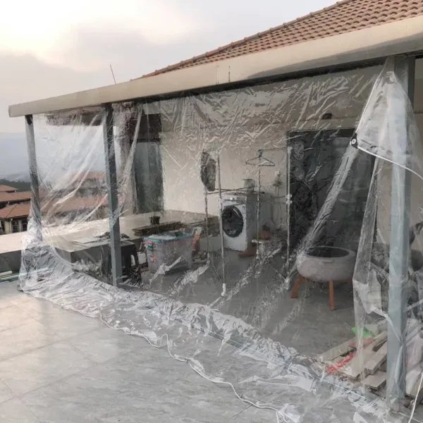 Foldable Rainproof Tarp Outdoor Balcony Equipment Protective Cloth