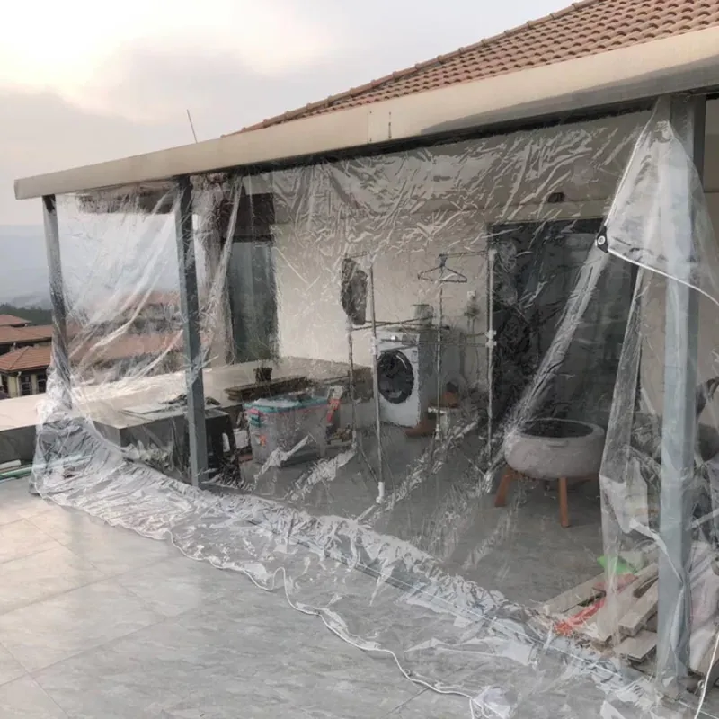 Foldable Rainproof Tarp Outdoor Balcony Equipment Protective Cloth