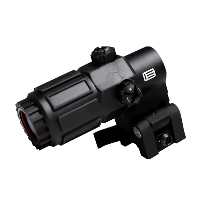 Ferolix JF-004 G33 3x Magnifier | Compact G33-Style Flip Magnifier Black/Sand