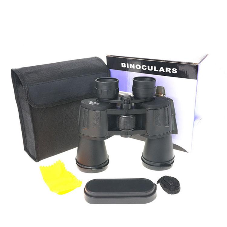 Ferolix S203-0750 7x50 BK7 porro prism binocular front view white background